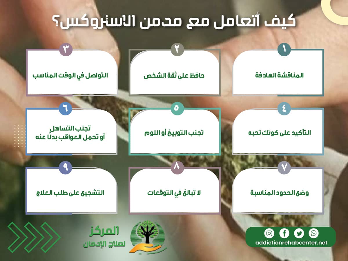 كيف أتعامل مع مدمن الاستروكس؟